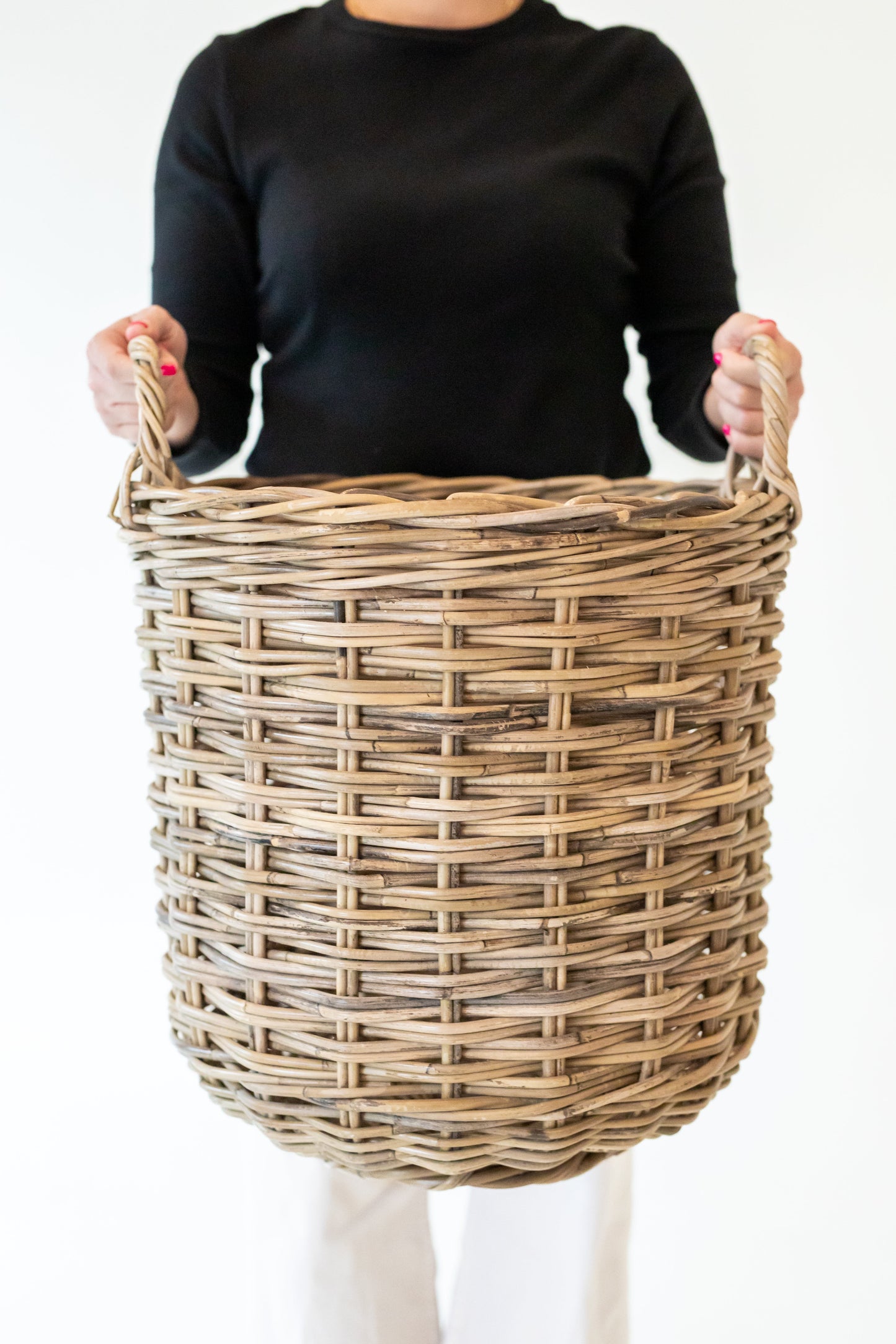 Rattan Round Kubu Grey