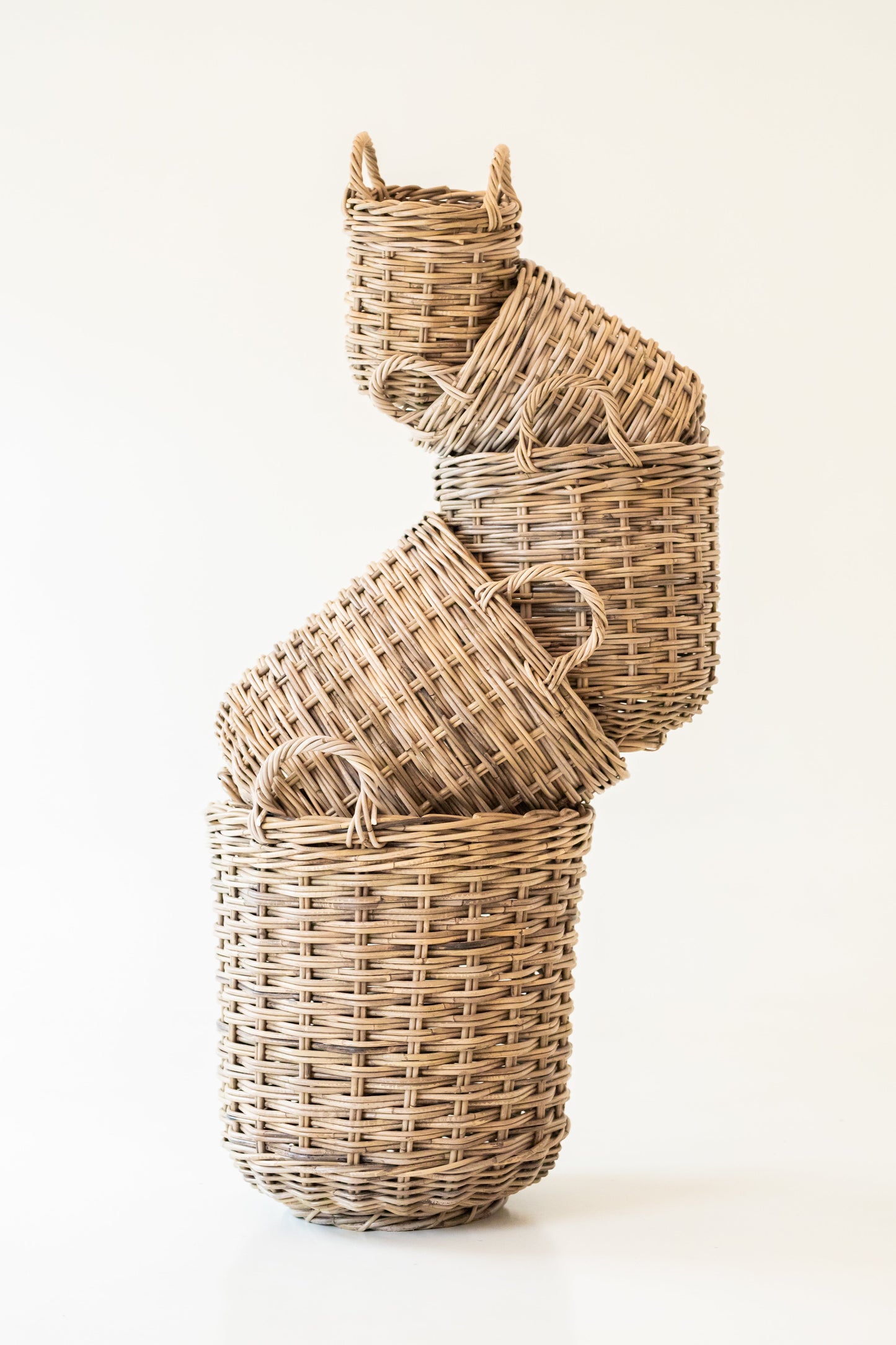 Rattan Round Kubu Grey