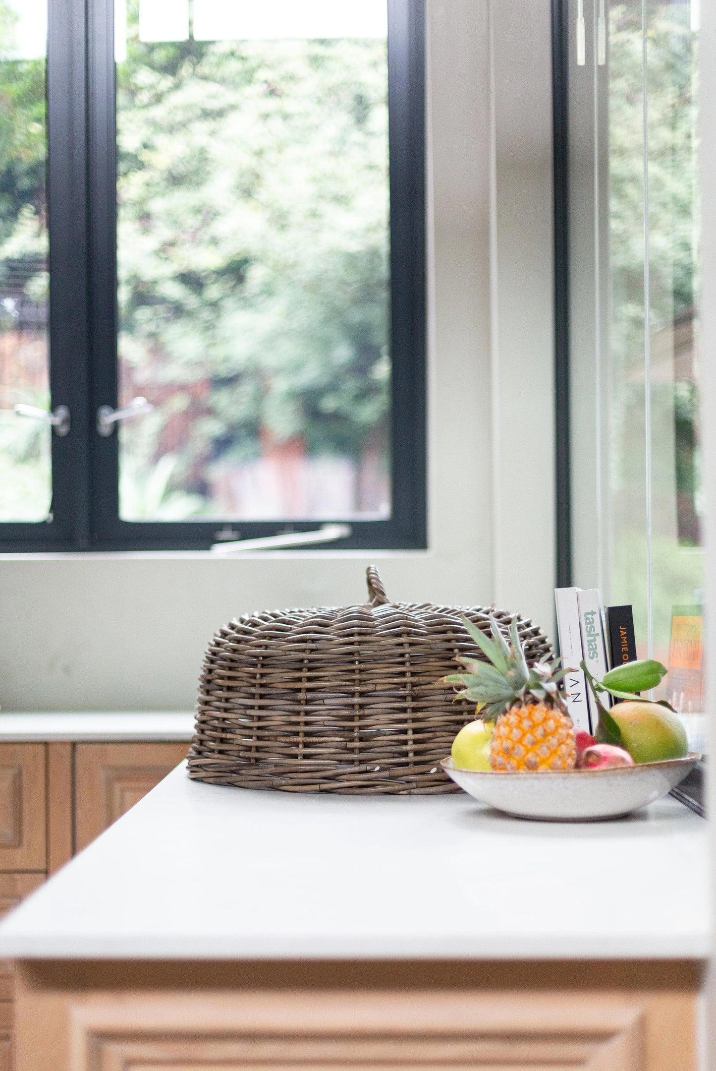 Rattan Food Cover Cloche Basketly