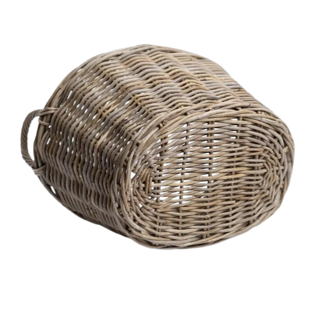 Rattan Oval Laundry Basket