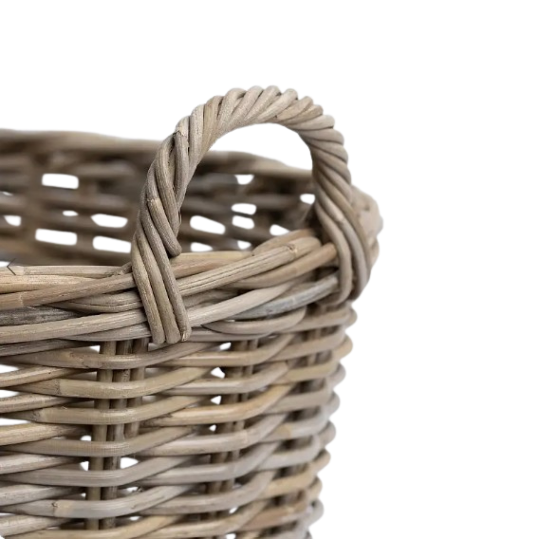 Rattan Oval Laundry Basket
