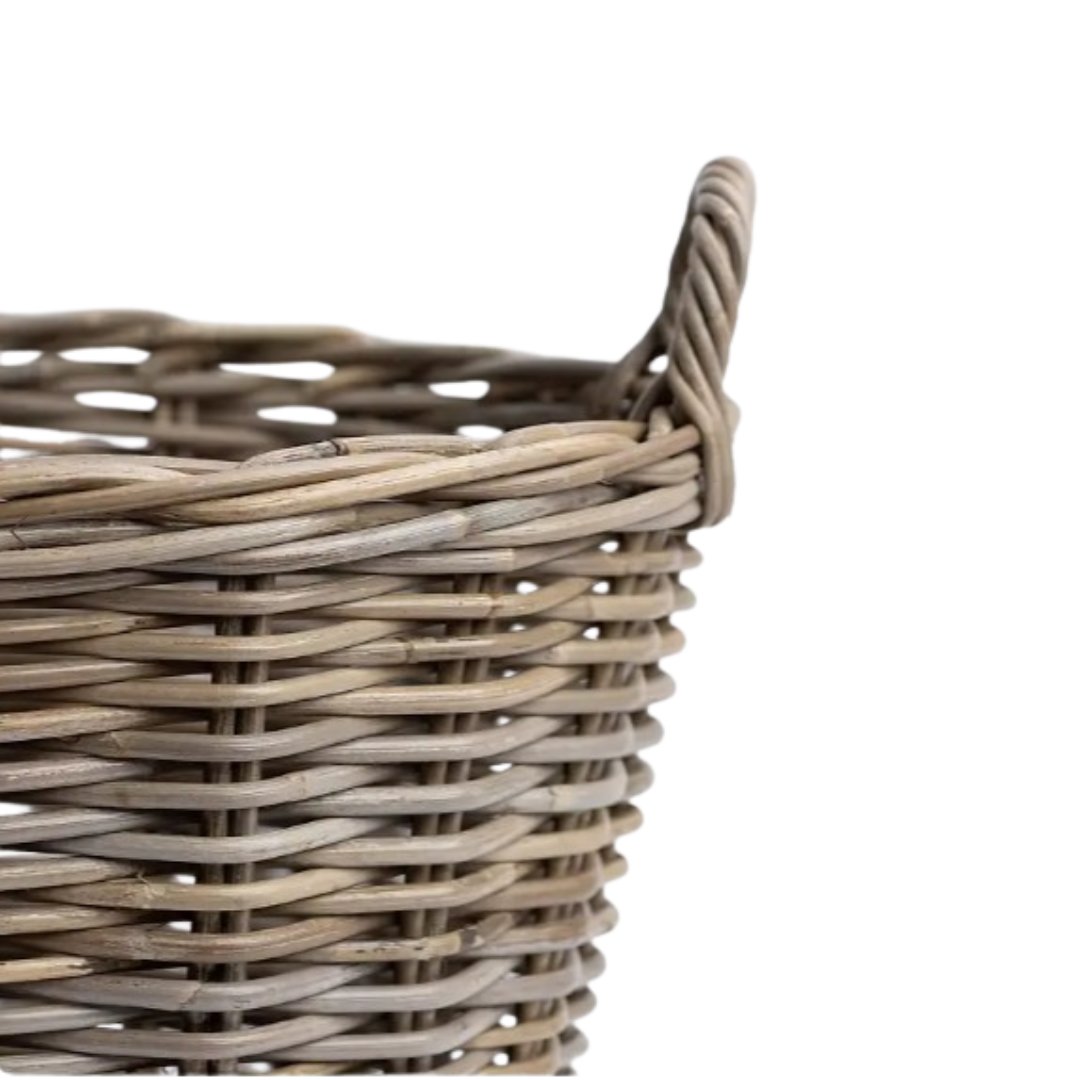 Rattan Oval Laundry Basket