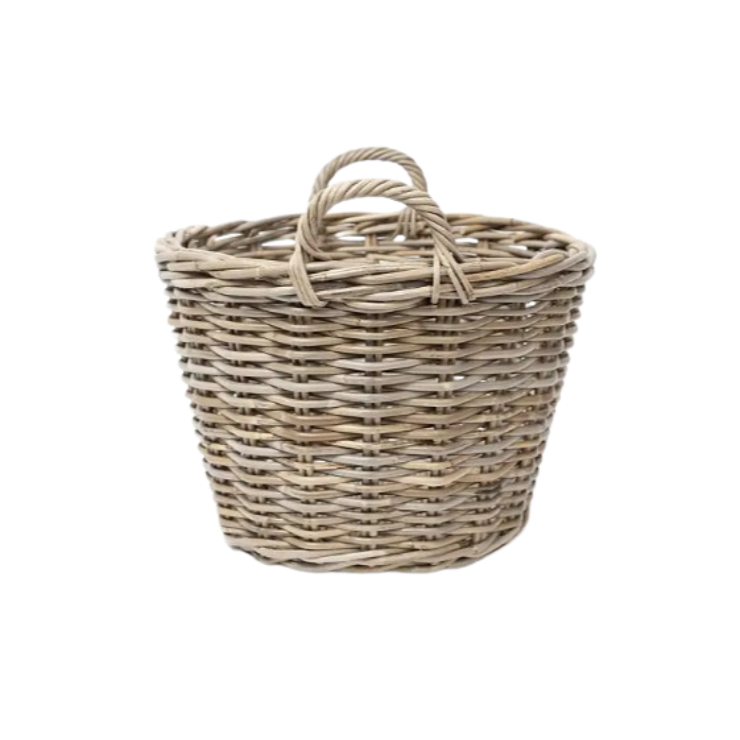 Rattan Oval Laundry Basket