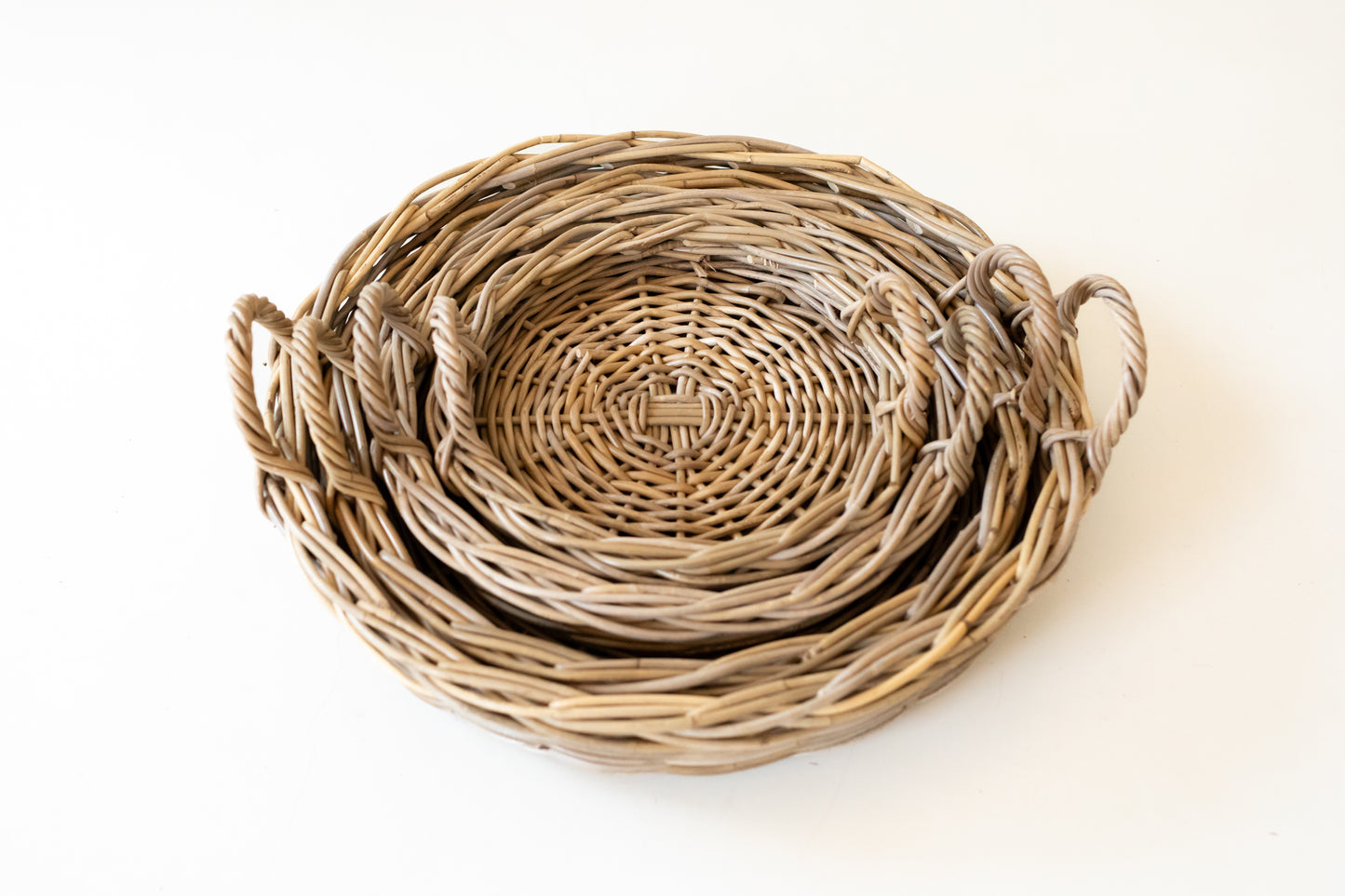 Rattan Tray Kubu Grey