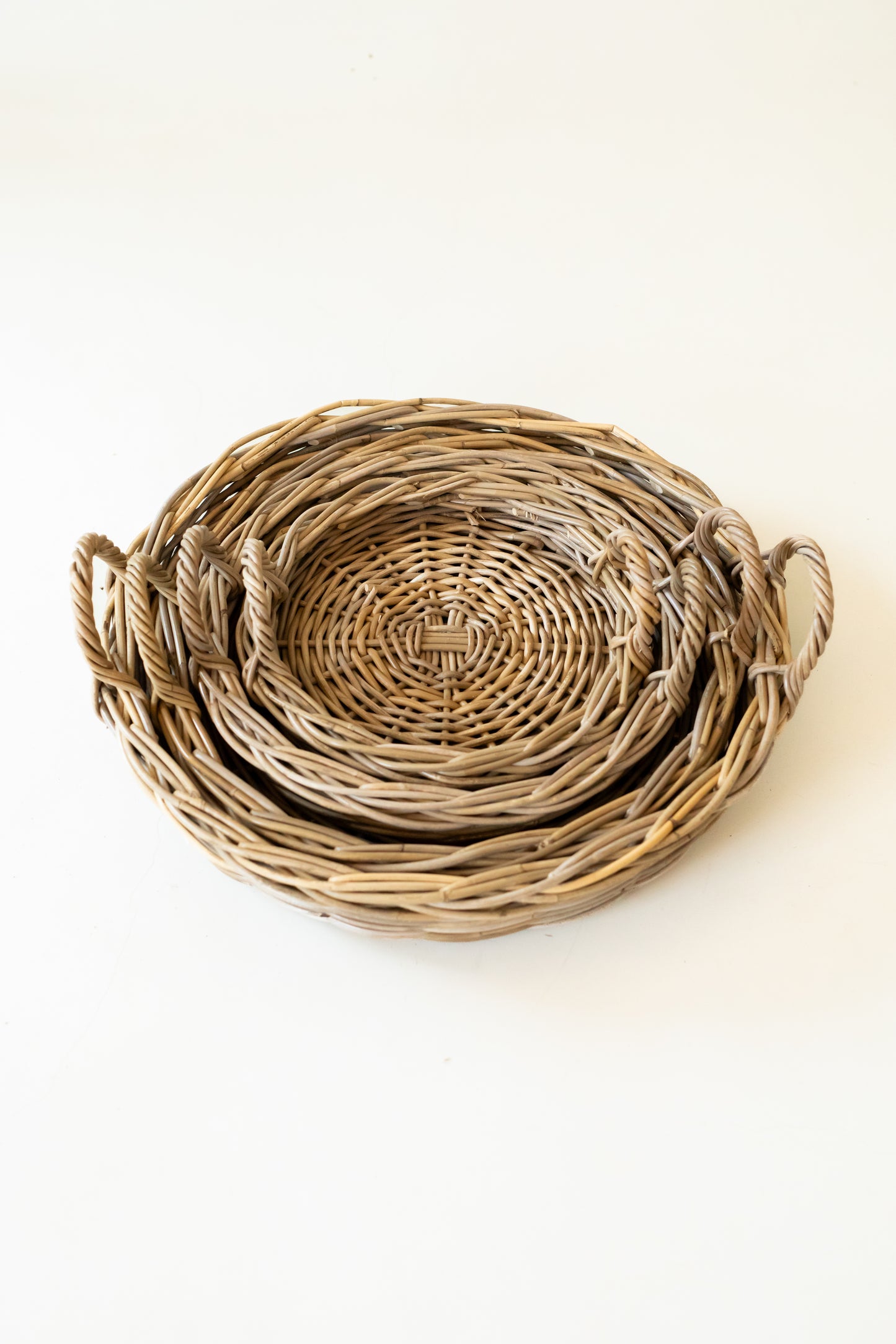 Rattan Tray Kubu Grey