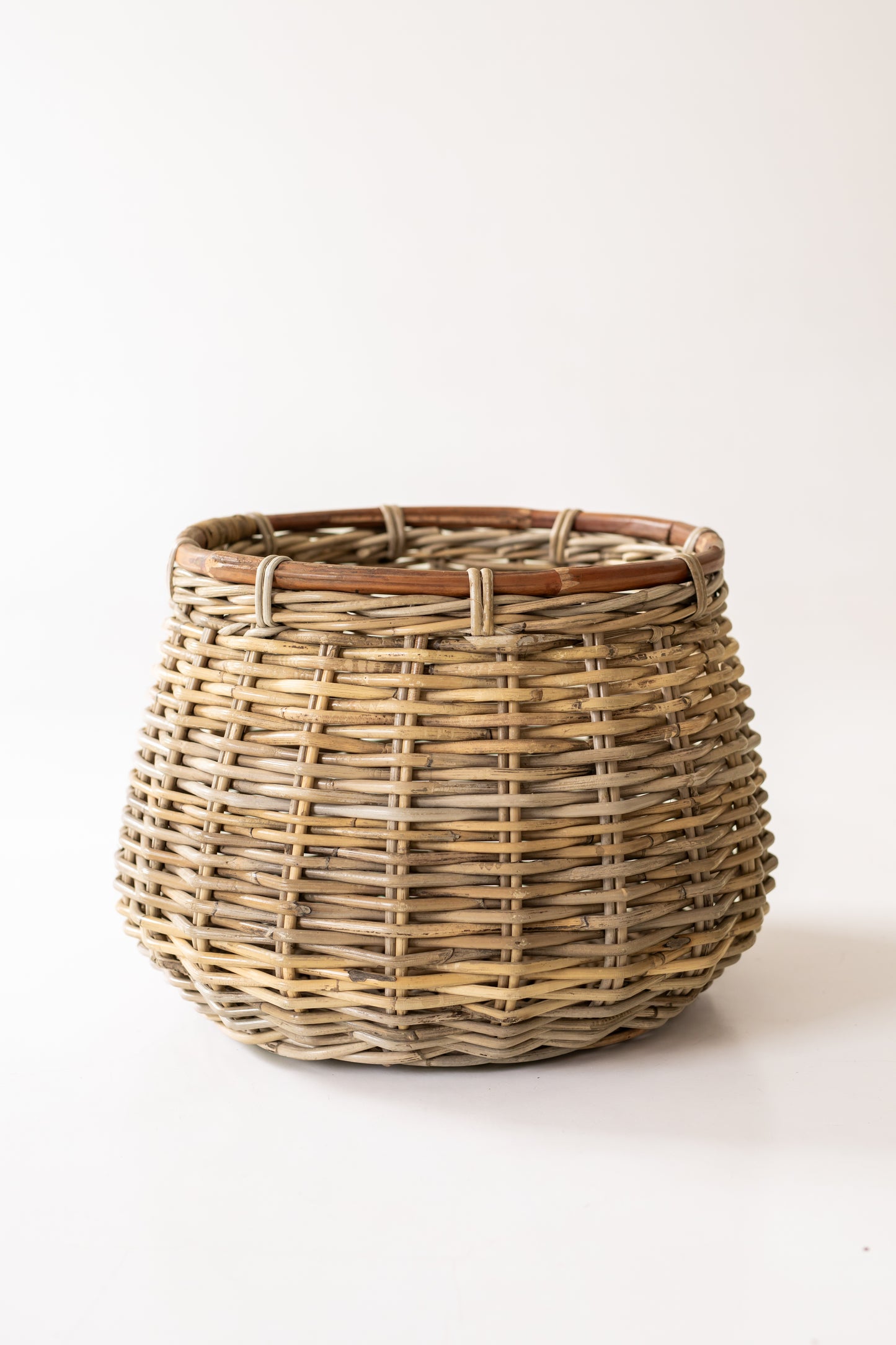 Rattan Stout Round Basket