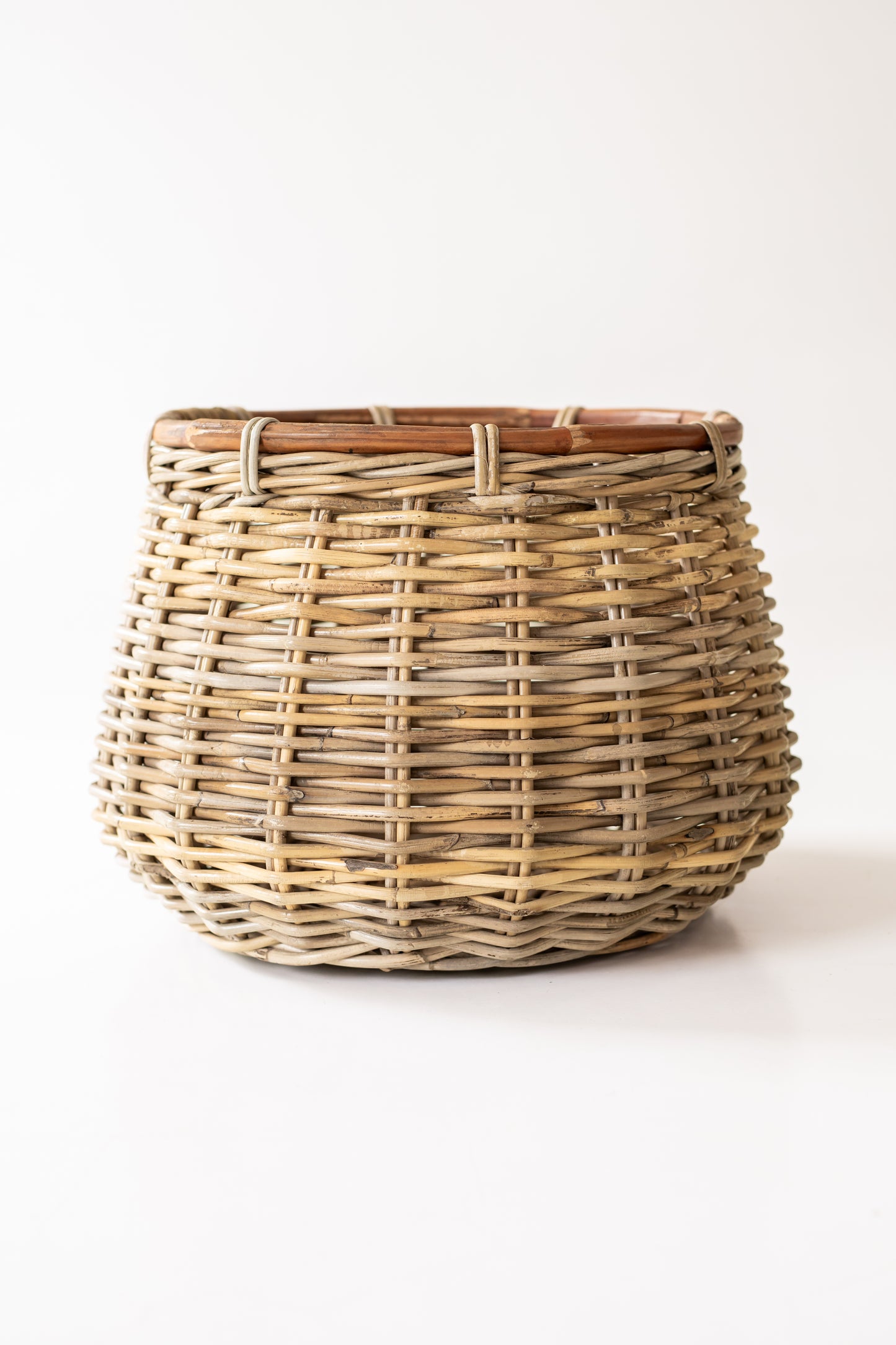Rattan Stout Round Basket
