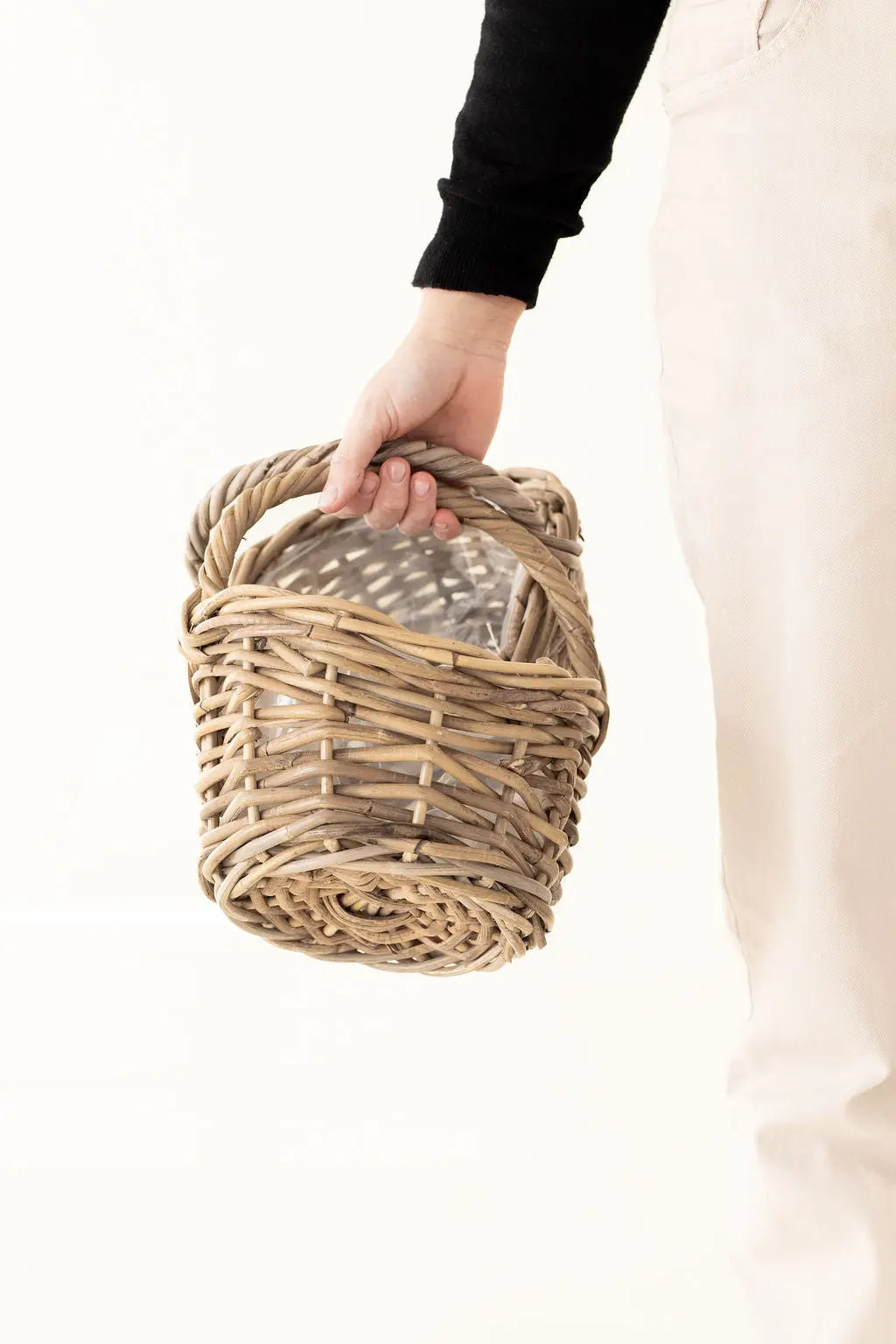 Rattan Flower Girl Basket Basketly