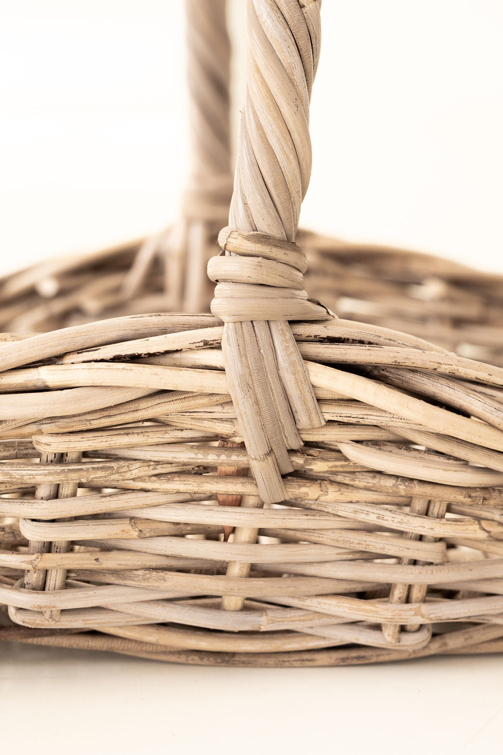 Rattan Flower Carrier Basket