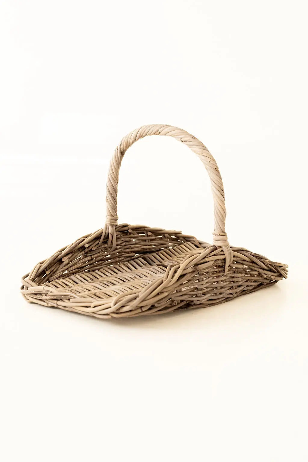 Rattan Flower Carrier Basket Basketly