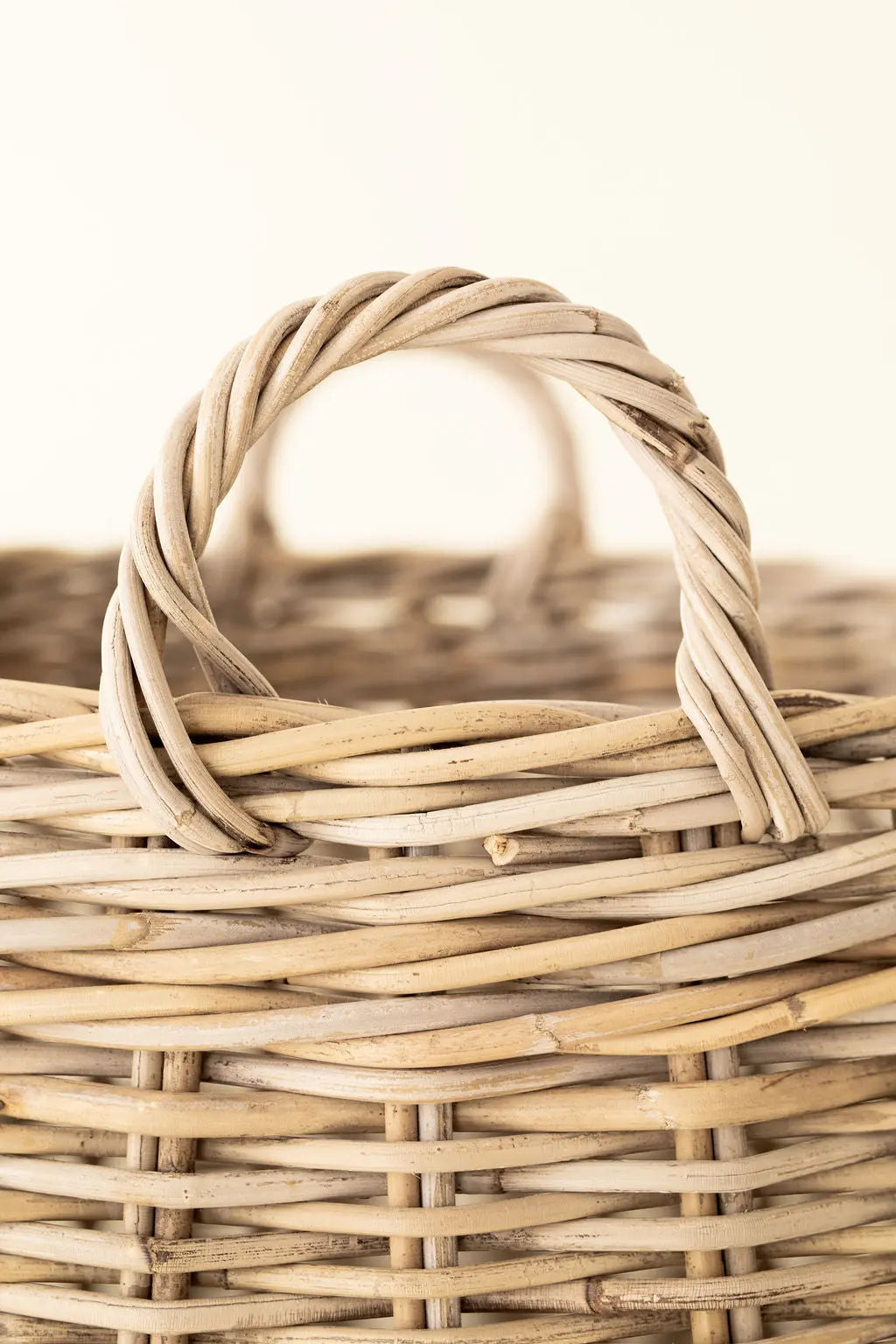 Rattan Paper Bag Style Storage Basket Basketly