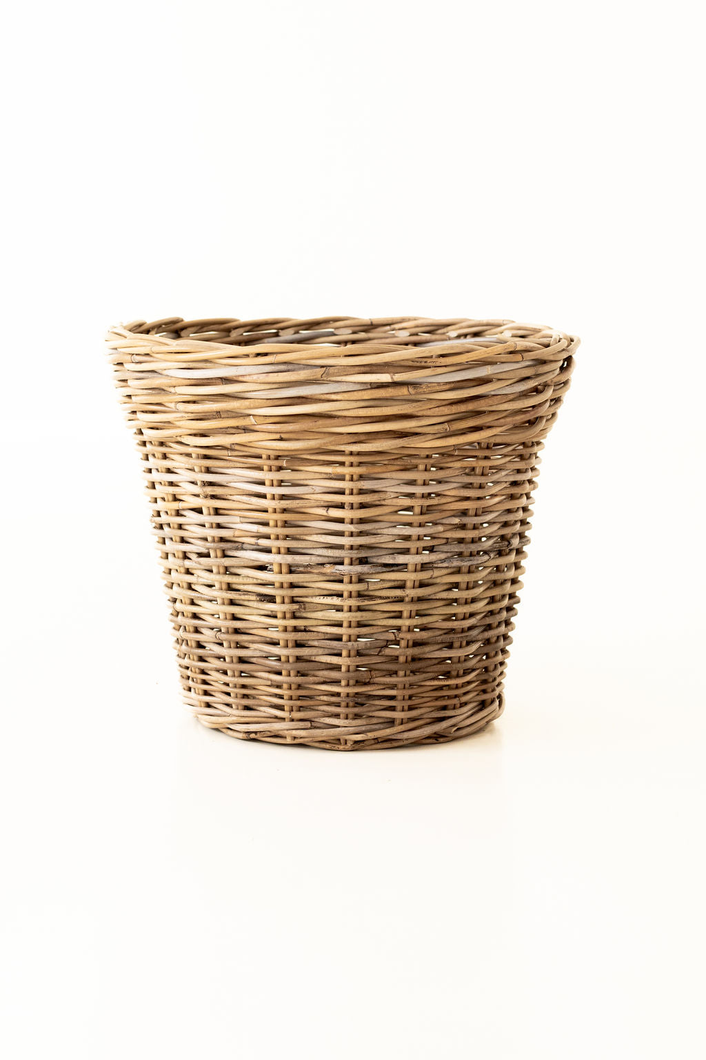 Rattan Classic Round Planter Basket