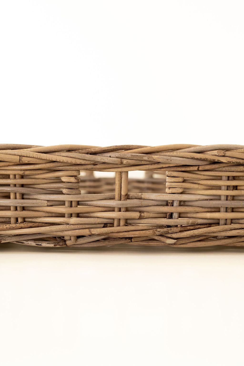 Rattan Square Tray - No Handles