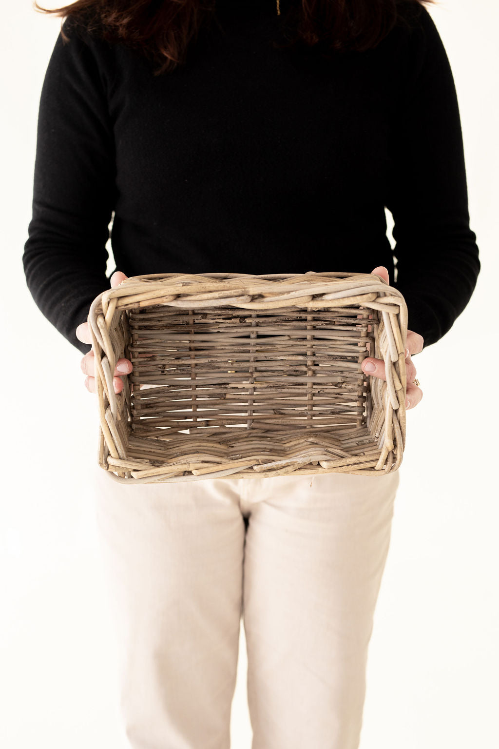 Rattan Rectangular Tray