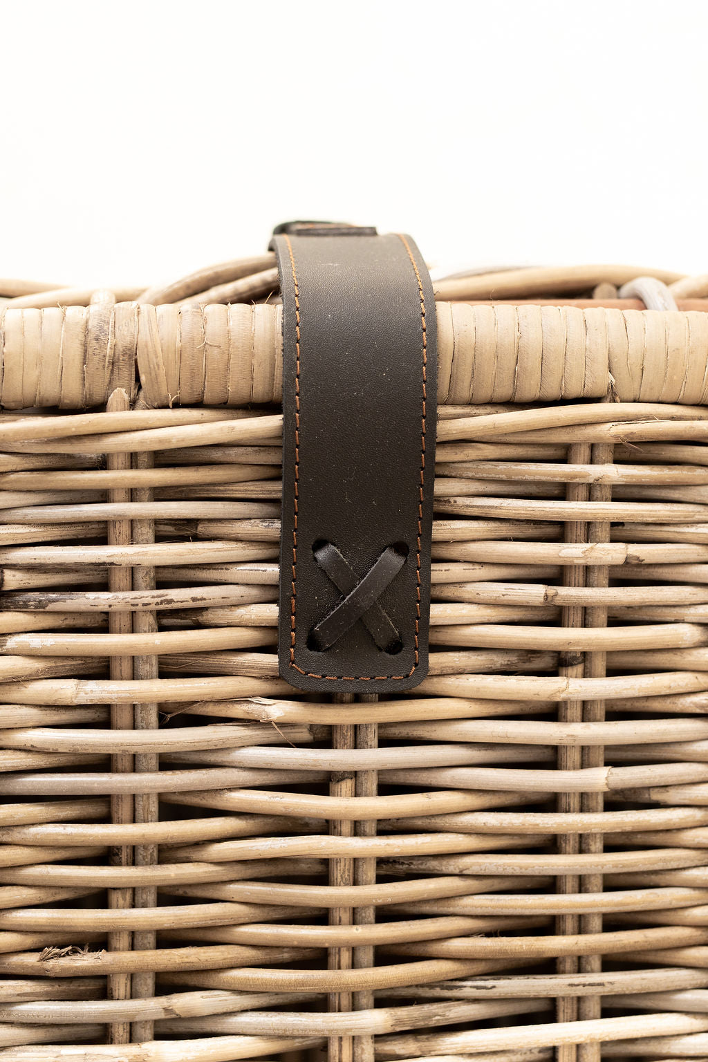 Bamboo and Rattan Picnic Basket