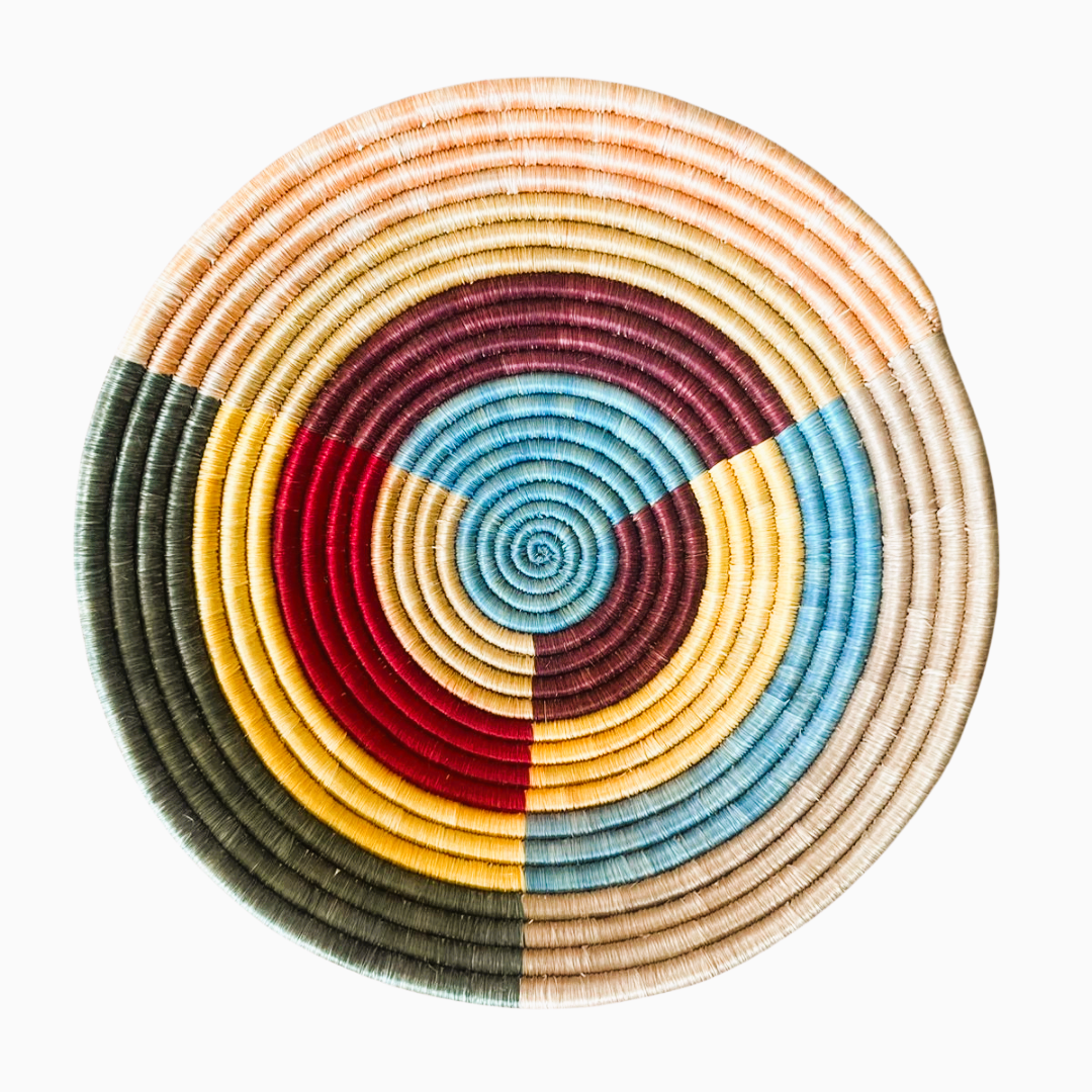 Sisal Rwandan Basket Bowls - Medium 30cm