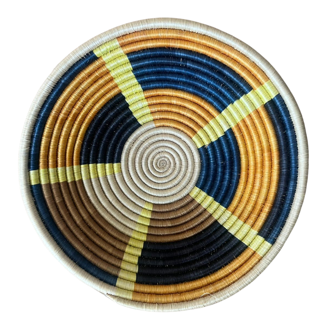 Sisal Rwandan Basket Bowls - Medium 30cm
