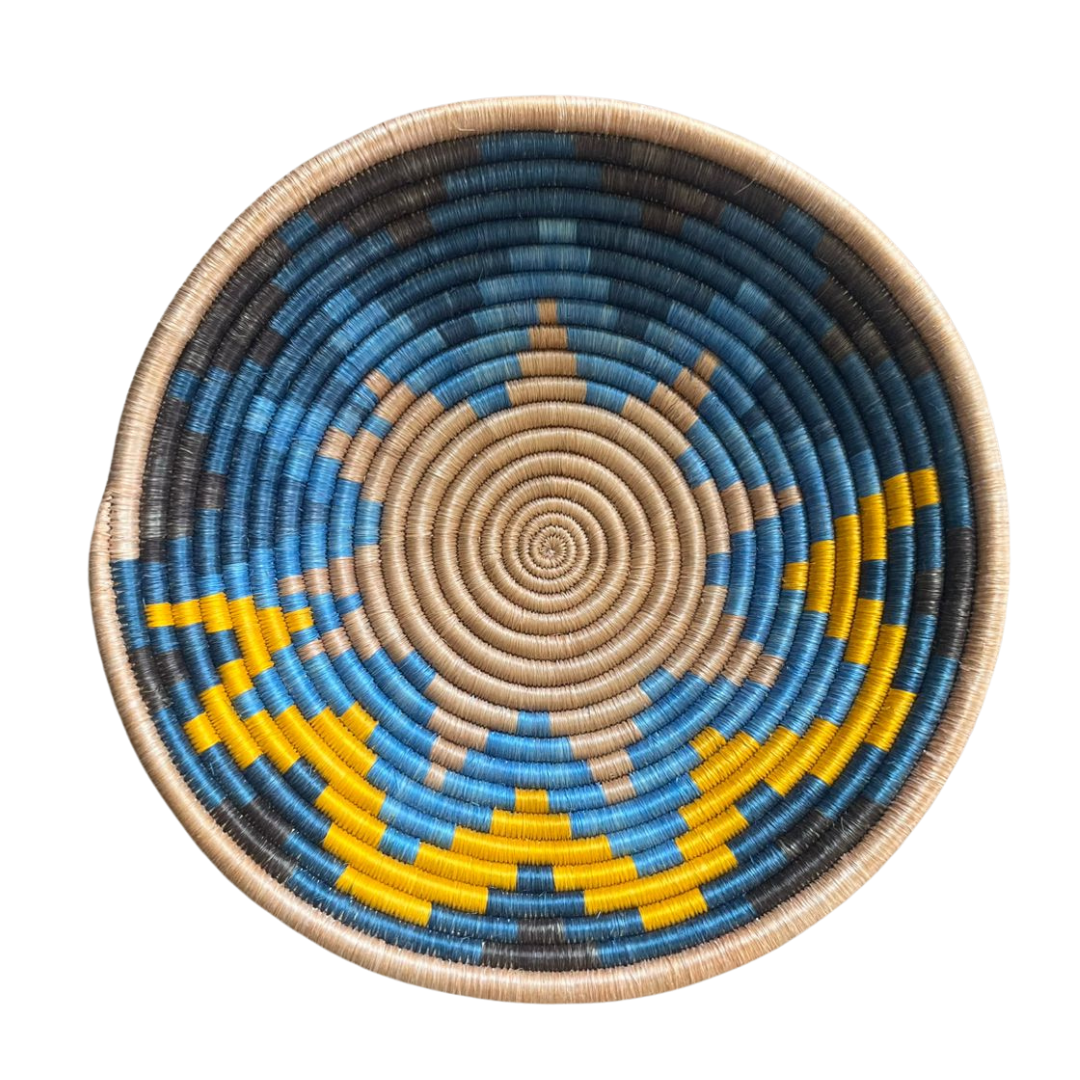 Sisal Rwandan Basket Bowls - Medium 30cm