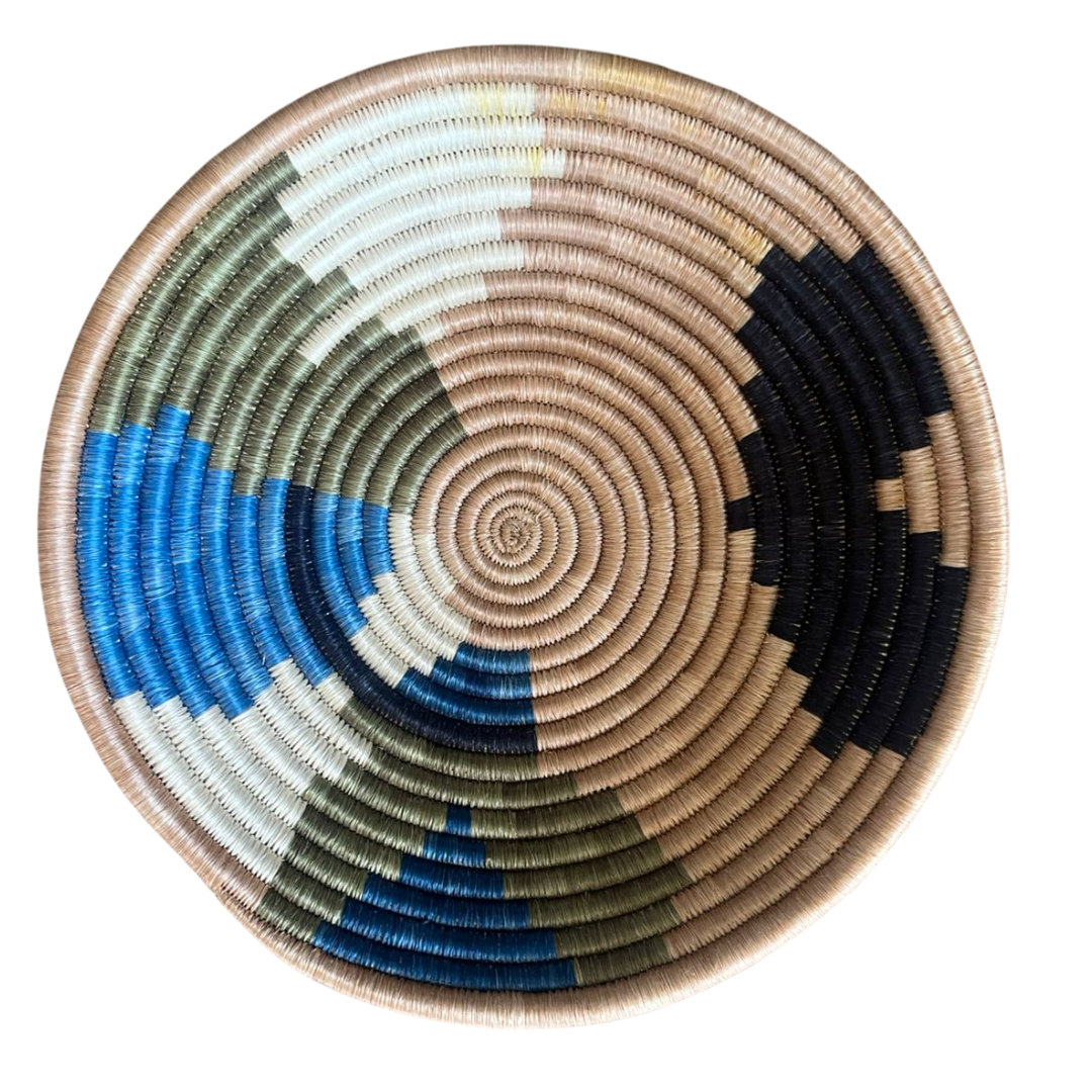 Sisal Rwandan Basket Bowls - Medium 30cm