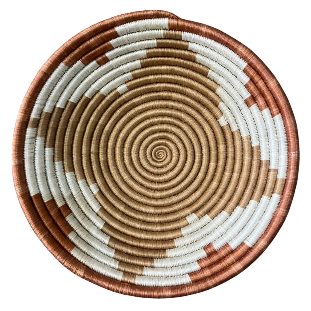 Sisal Rwandan Basket Bowls - Medium 30cm