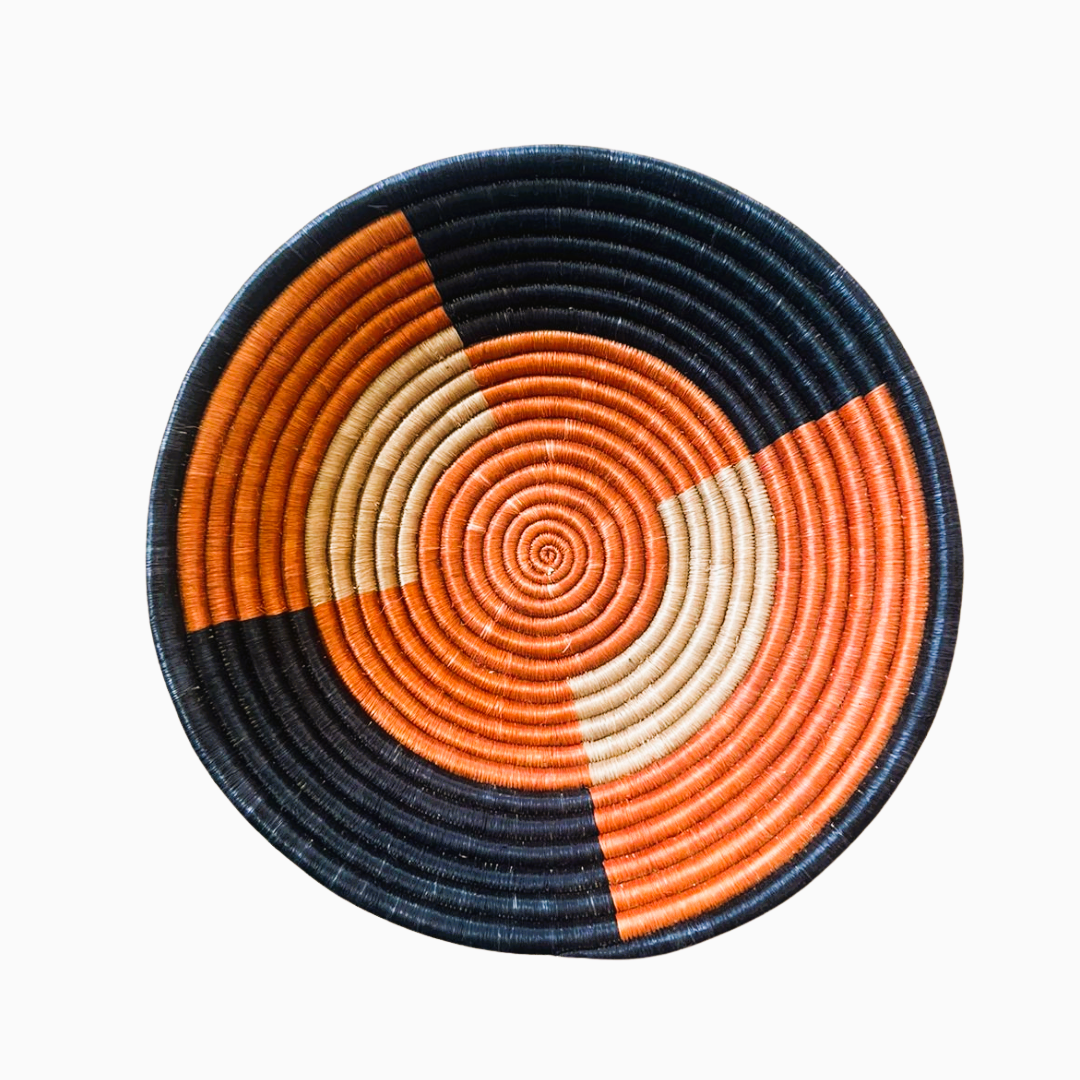 Sisal Rwandan Basket Bowls - Medium 30cm