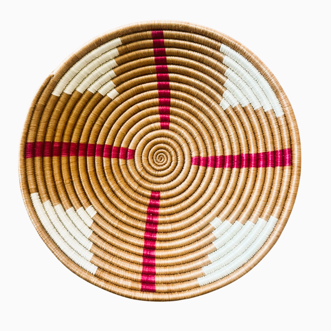Sisal Rwandan Basket Bowls - Medium 30cm