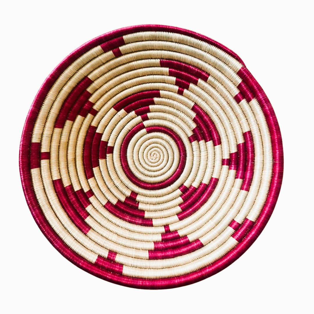 Sisal Rwandan Basket Bowls - Medium 30cm