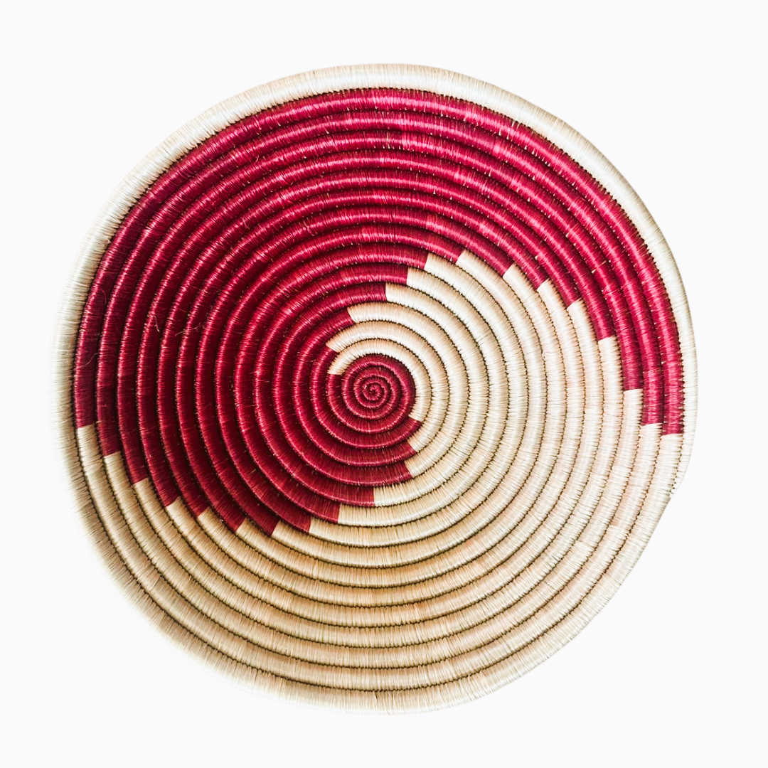 Sisal Rwandan Basket Bowls - Medium 30cm