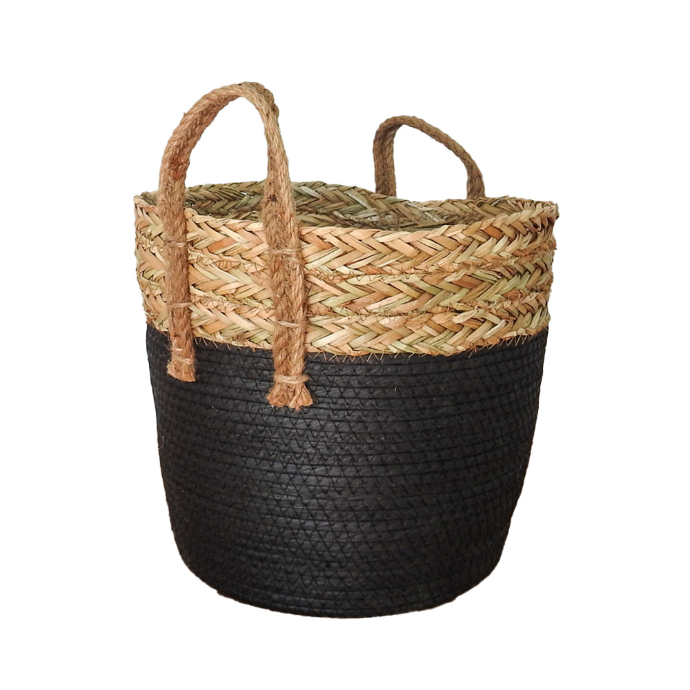 Black Bottom Basket Grass Top