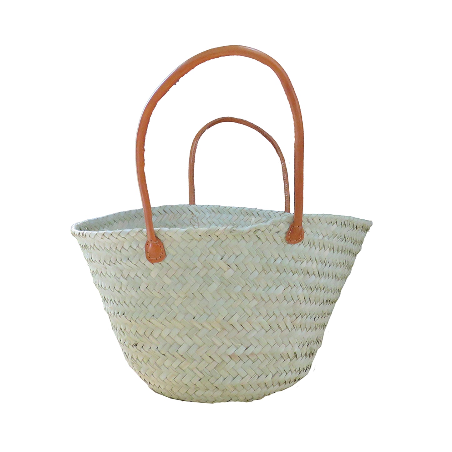 Dolly Palm Leaf Natural Shopper