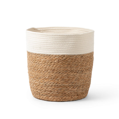 White Two-tone Basket