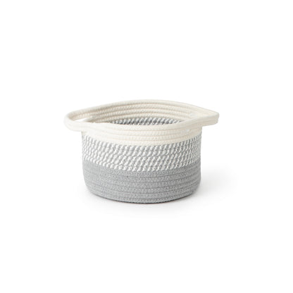 Grey Ombré Cotton Basket
