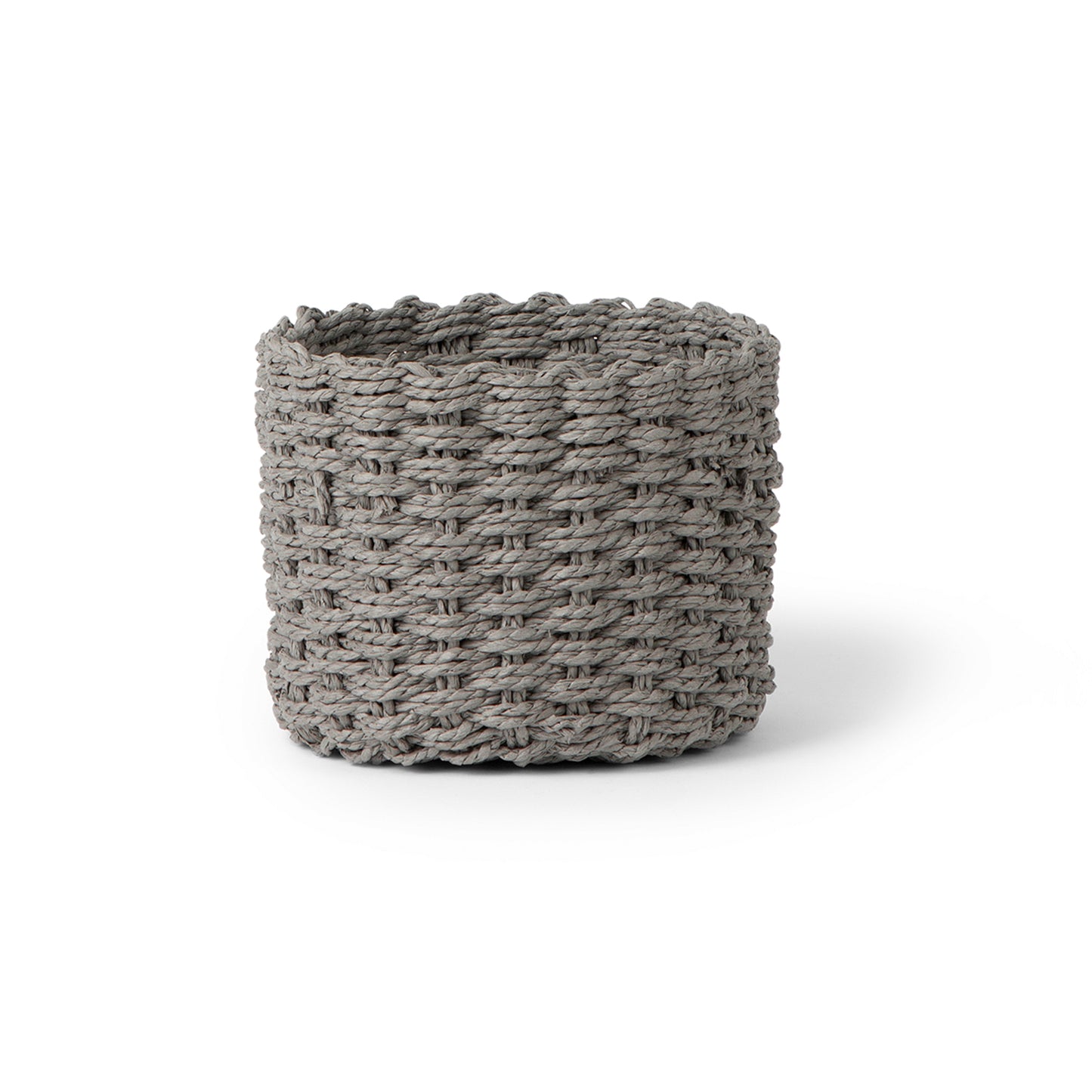 Grey Flower Baskets