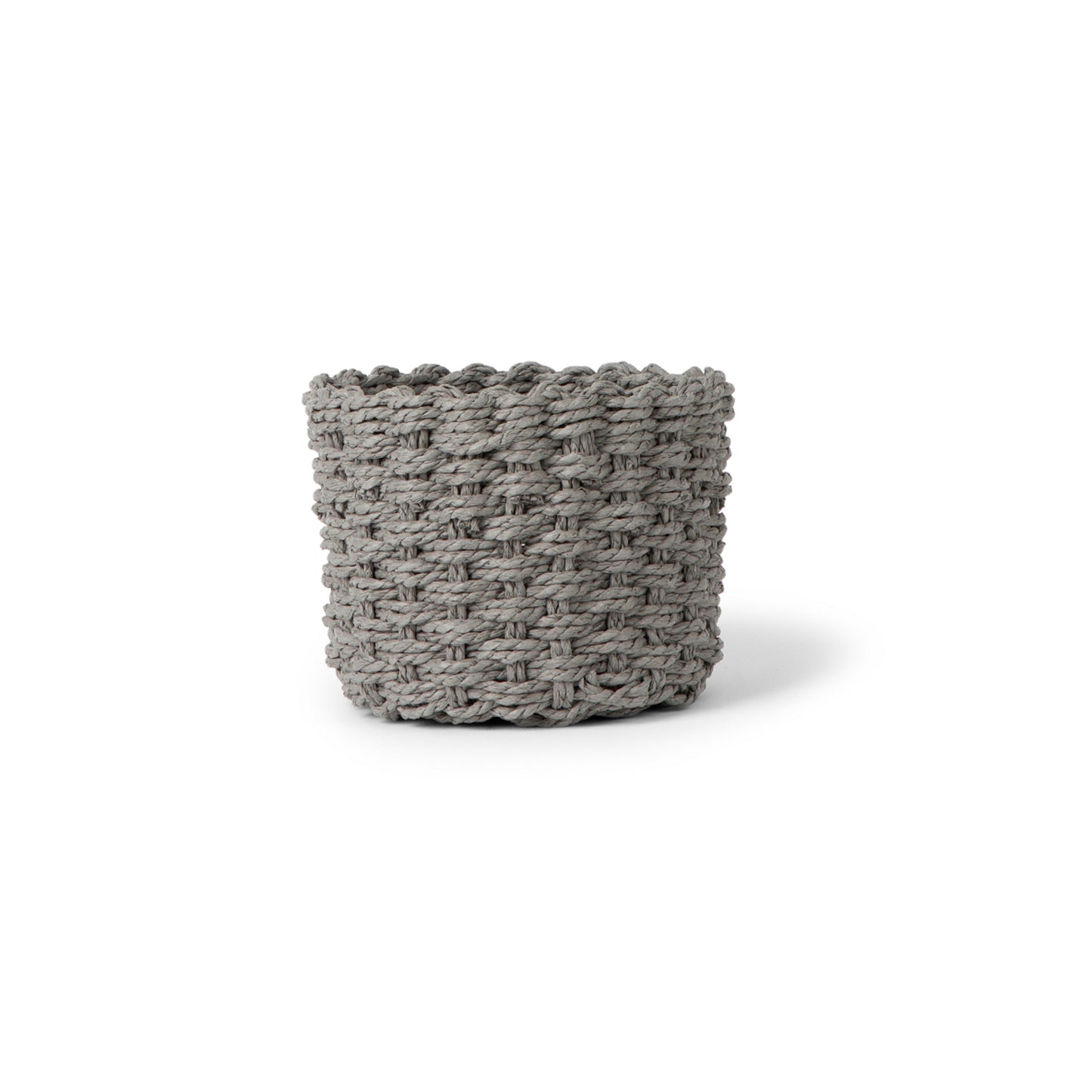 Grey Flower Baskets
