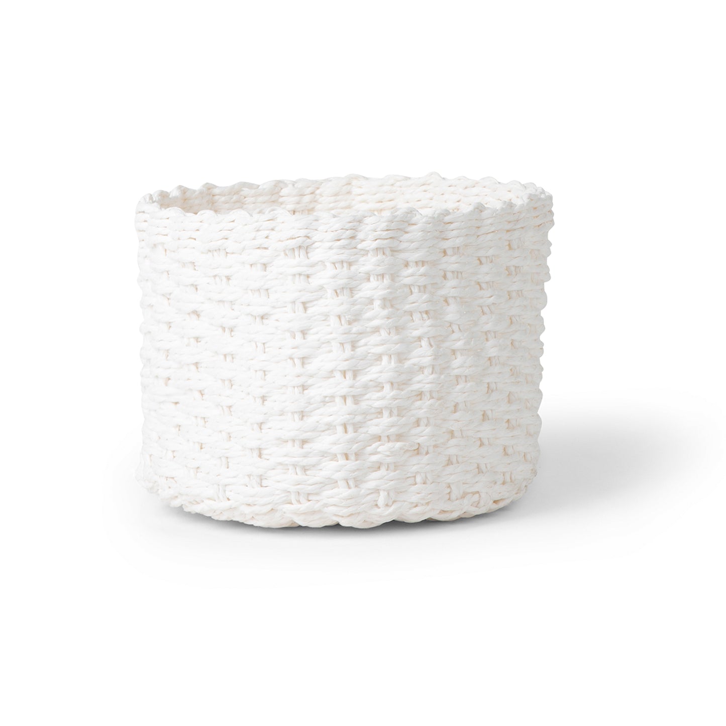 White Flower Baskets