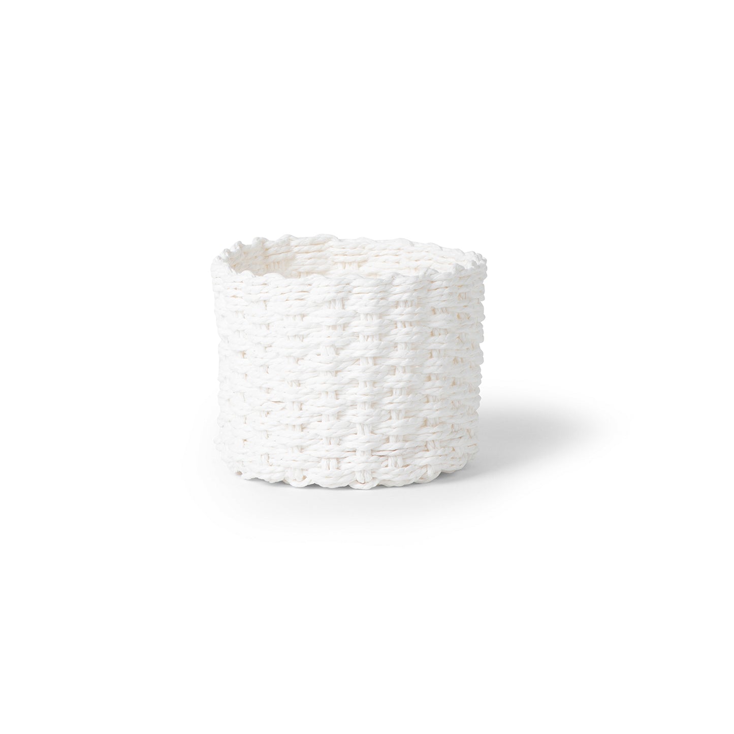 White Flower Baskets
