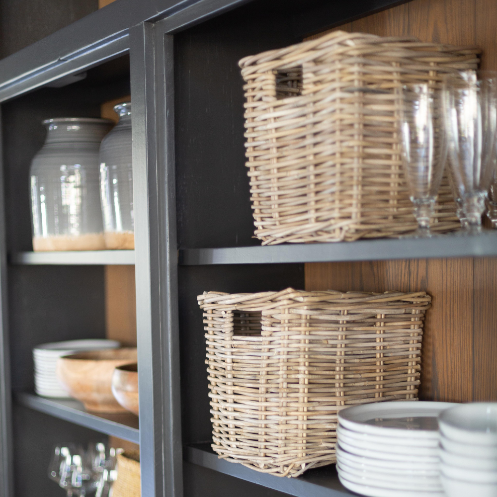Rattan Square Storage Baskets