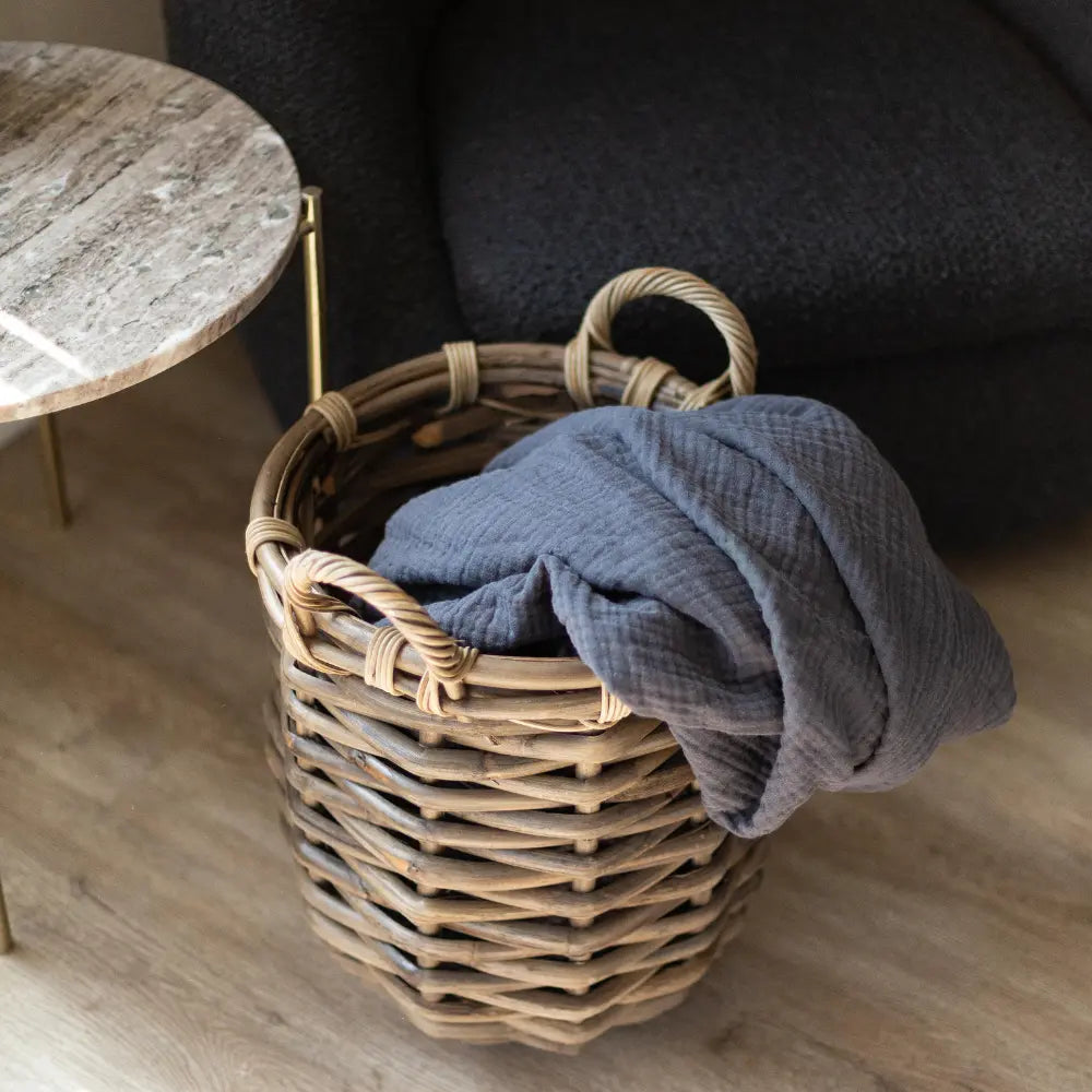 Rattan Round Tapered Basket