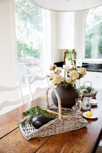 Rattan Flower Carrier Basket