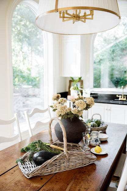 Rattan Flower Carrier Basket