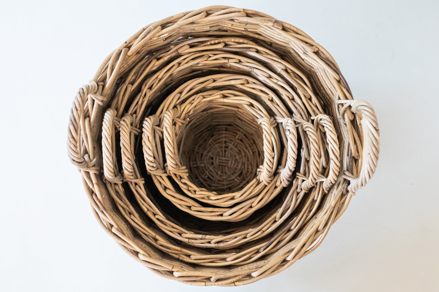 Rattan Round Kubu Grey