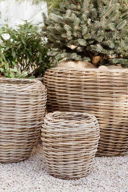 Rattan Garden Baskets