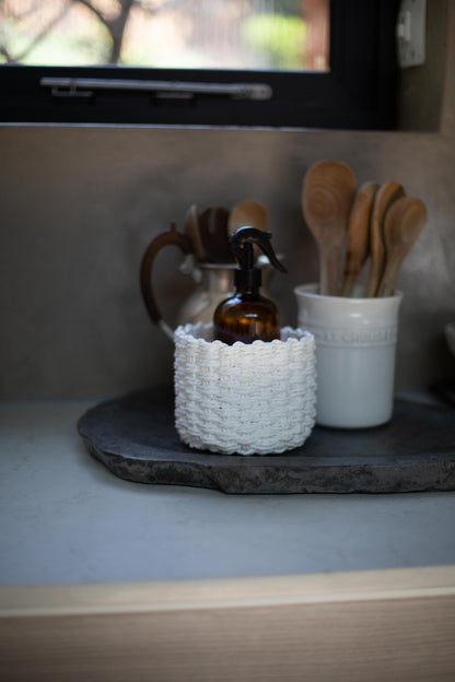 Black Woven Storage & Planter Basket