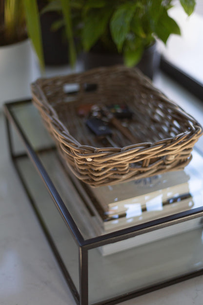 Rattan Rectangular Tray