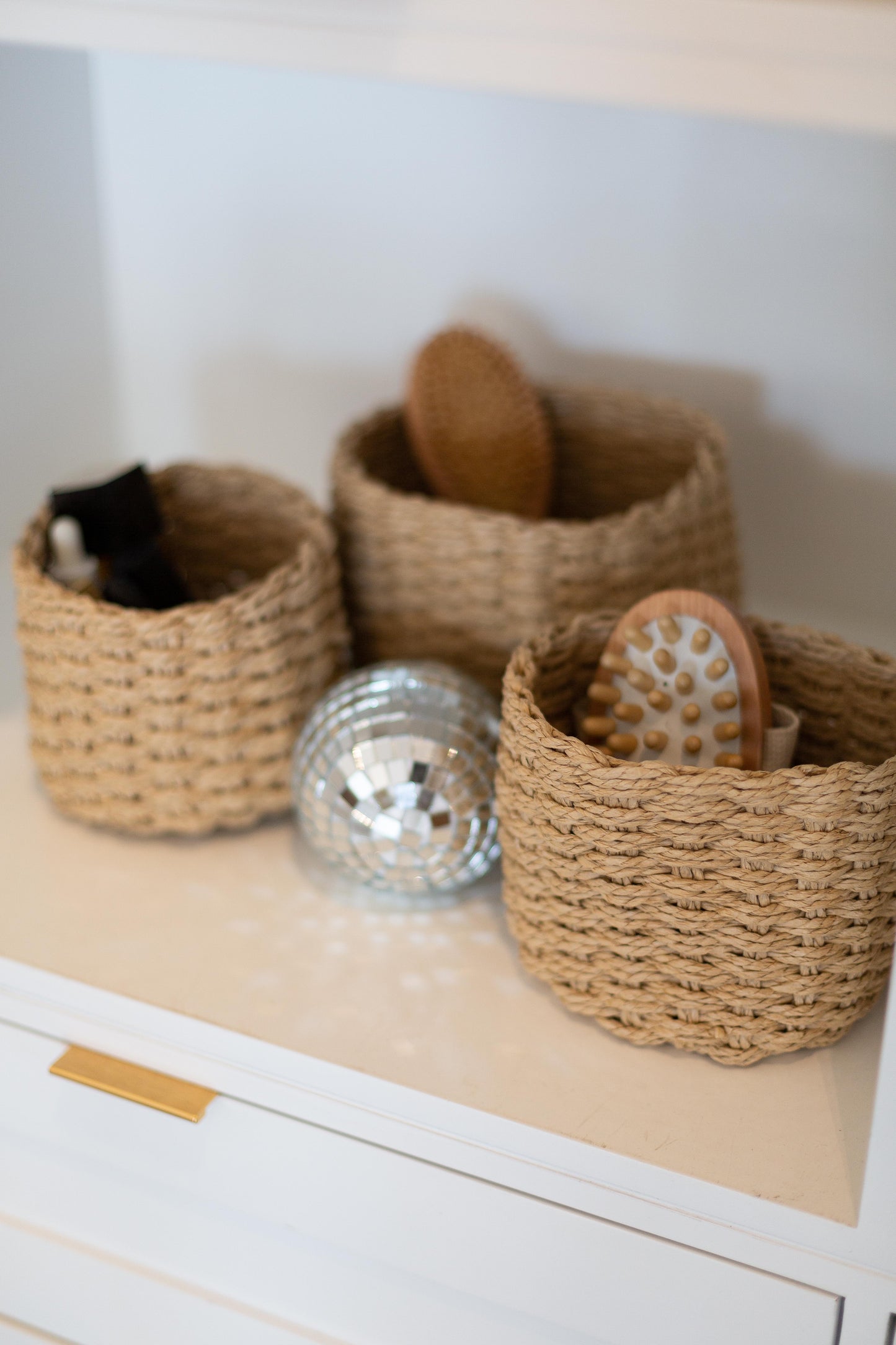 Black Woven Storage & Planter Basket