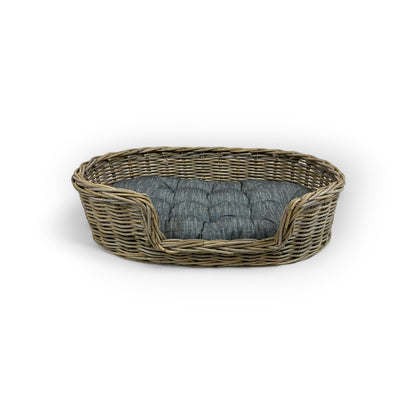 Oval Pet Bed with Pillow