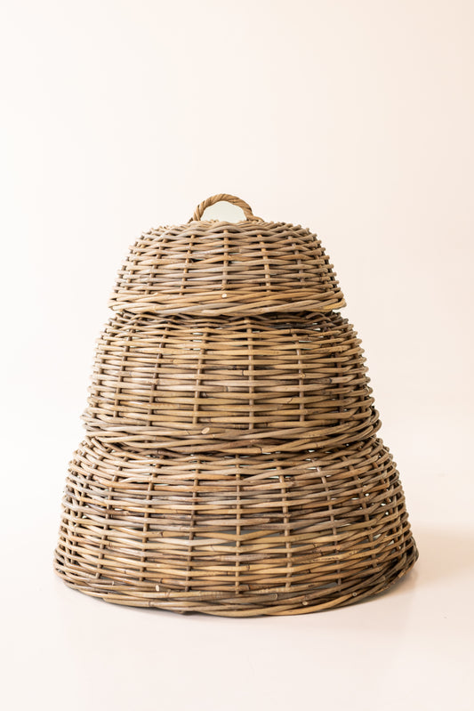Rattan Kubu Grey Cloche