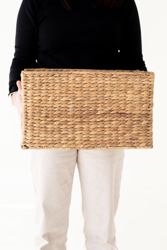 Hyacinth Storage Basket