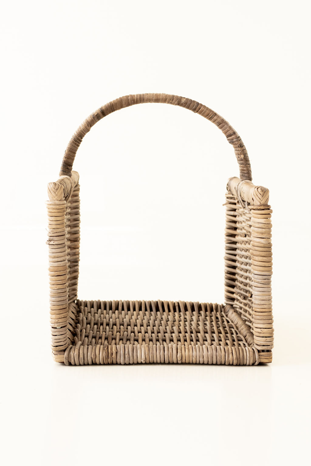 Rattan Rectangular Log Basket