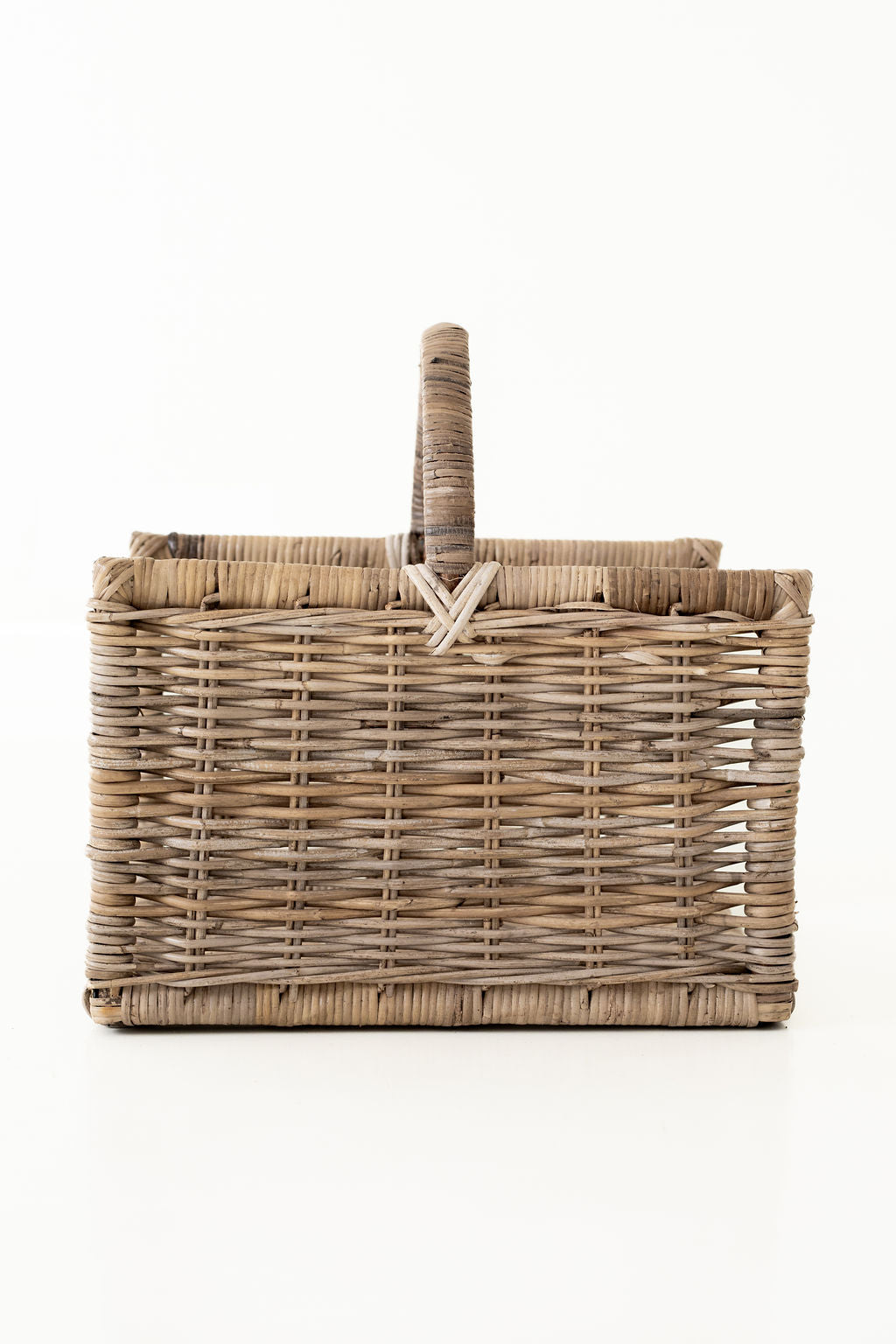Rattan Rectangular Log Basket